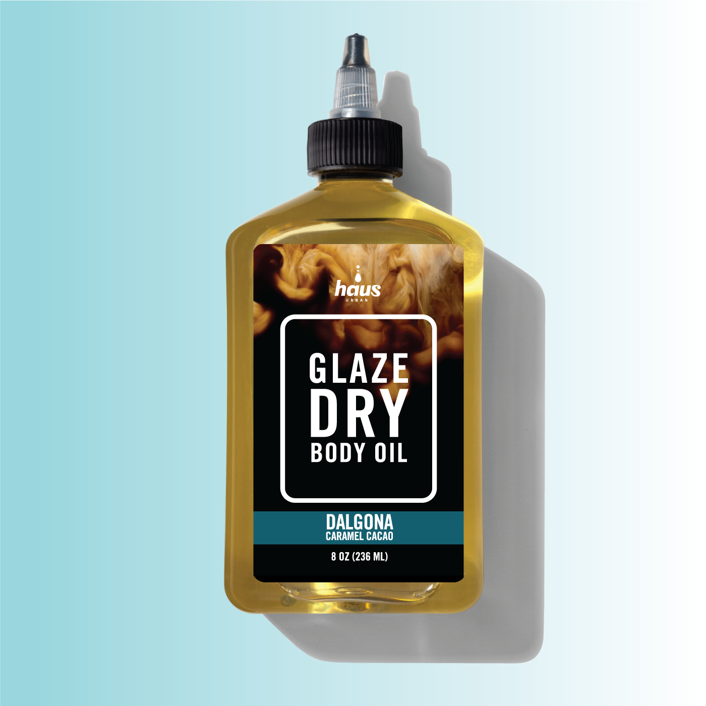DALGONA GLAZE DRY BODY OIL | CARAMEL CACAO, 8 oz.