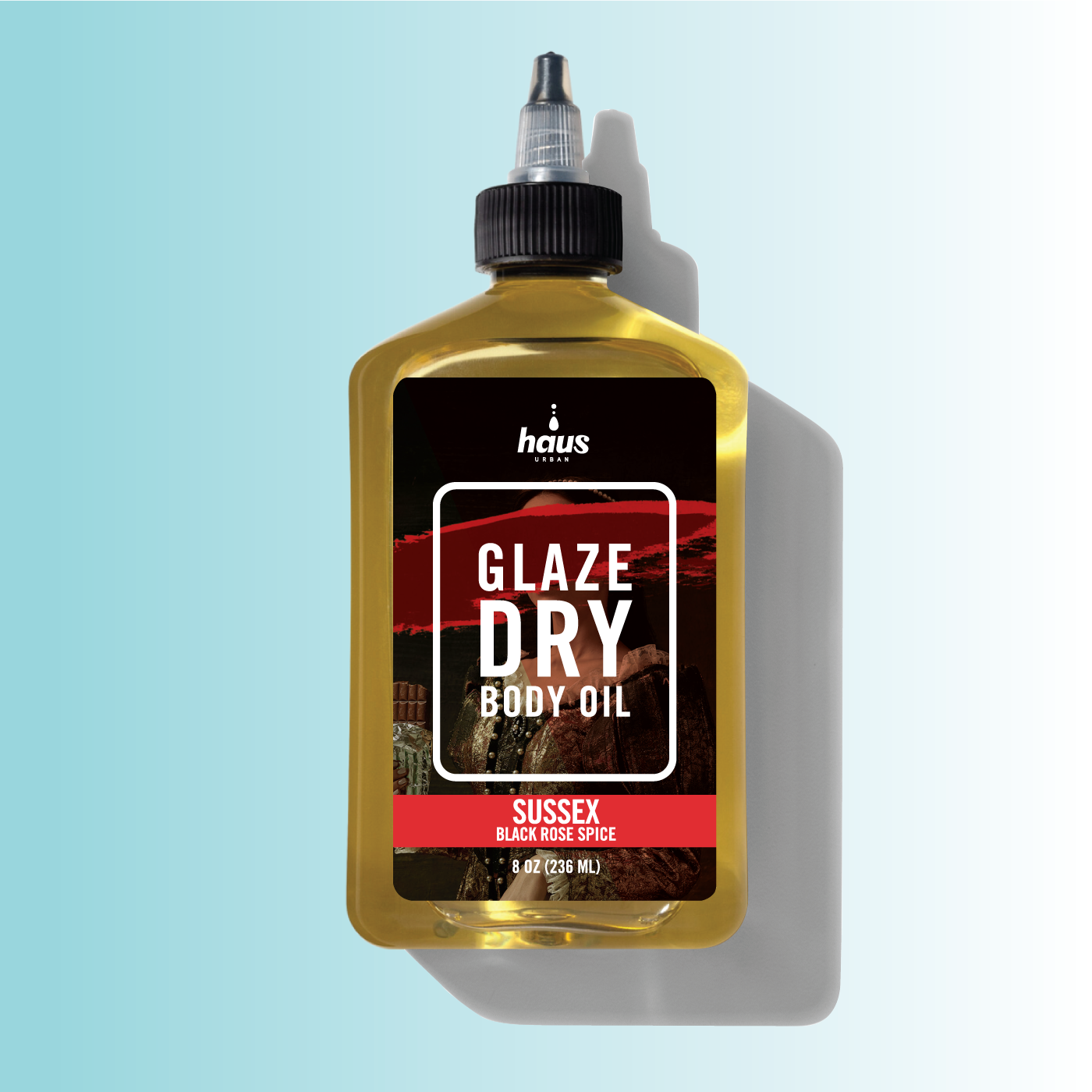 SUSSEX GLAZE DRY BODY OIL| BLACK ROSE SPICE