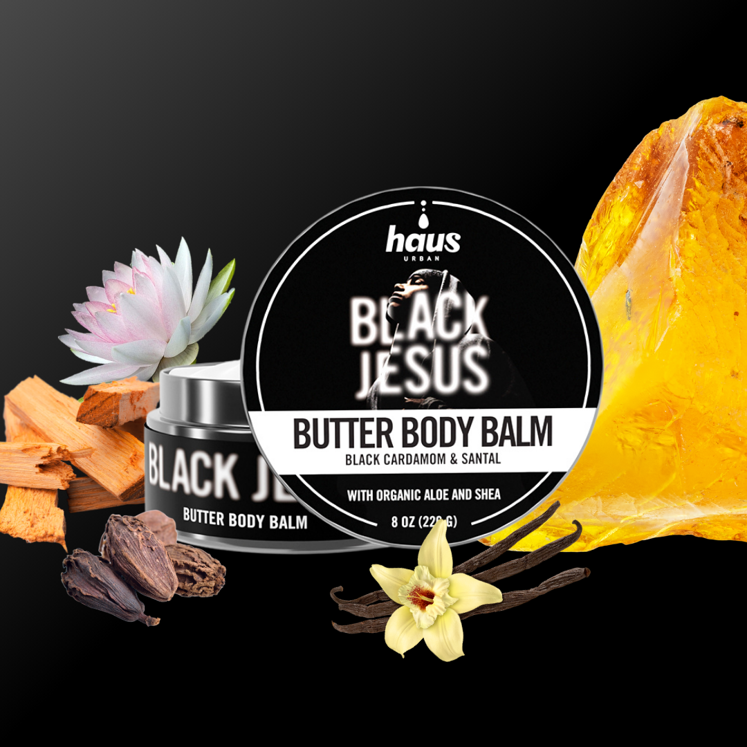 BLACK JESUS BODY DUO | BUTTER BODY BALM + GLAZE DRY BODY OIL