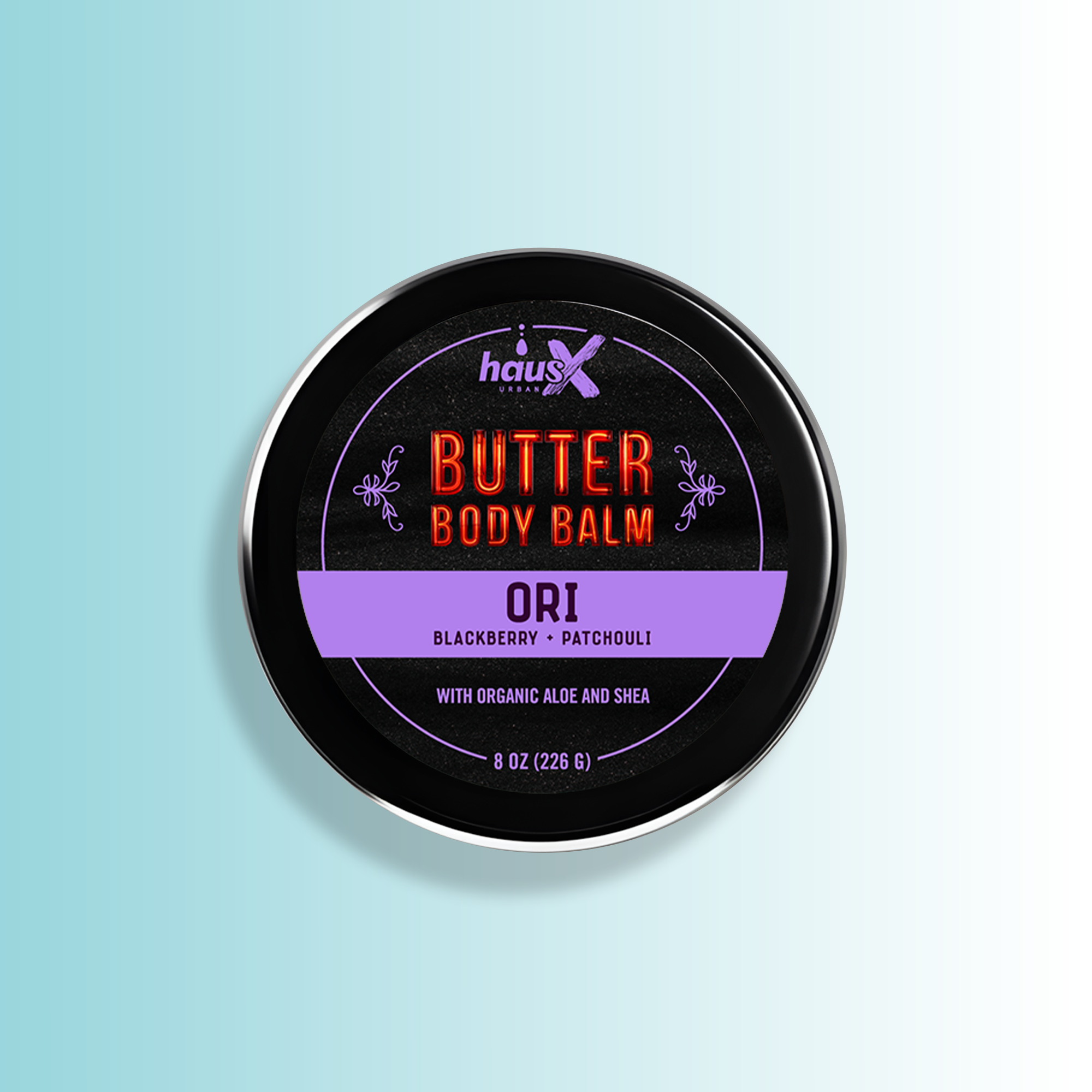 Ori Butter Body Balm 8 oz | Blackberry + Patchouli