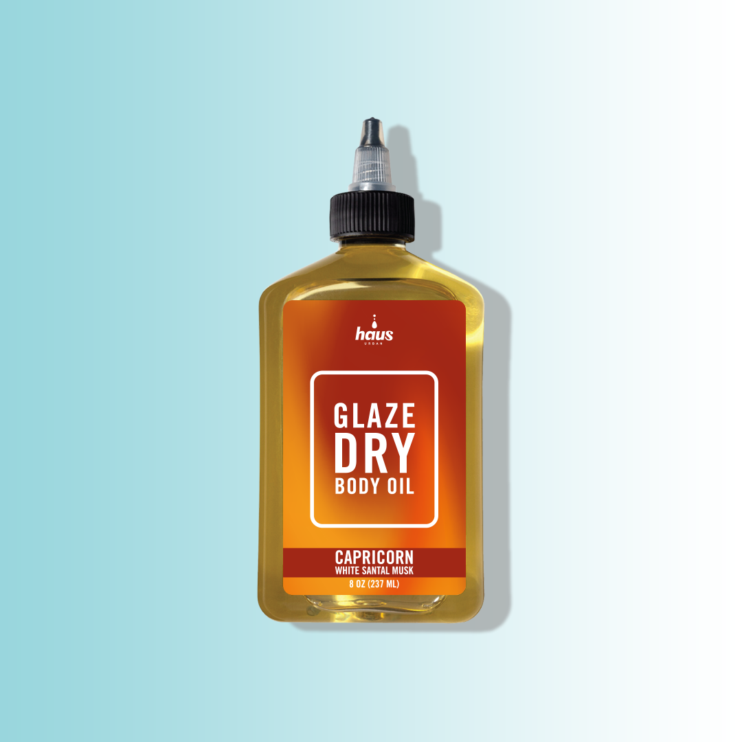 Capricorn Glaze Dry Body Oil, 8 oz | White Santal Musk