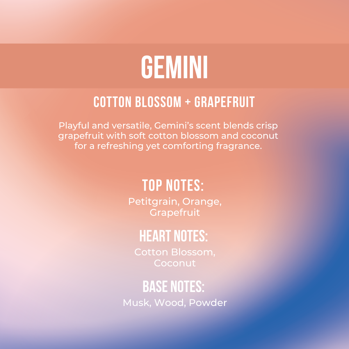 Gemini Glaze Dry Body Oil, 8 oz | Cotton Blossom + Grapefruit