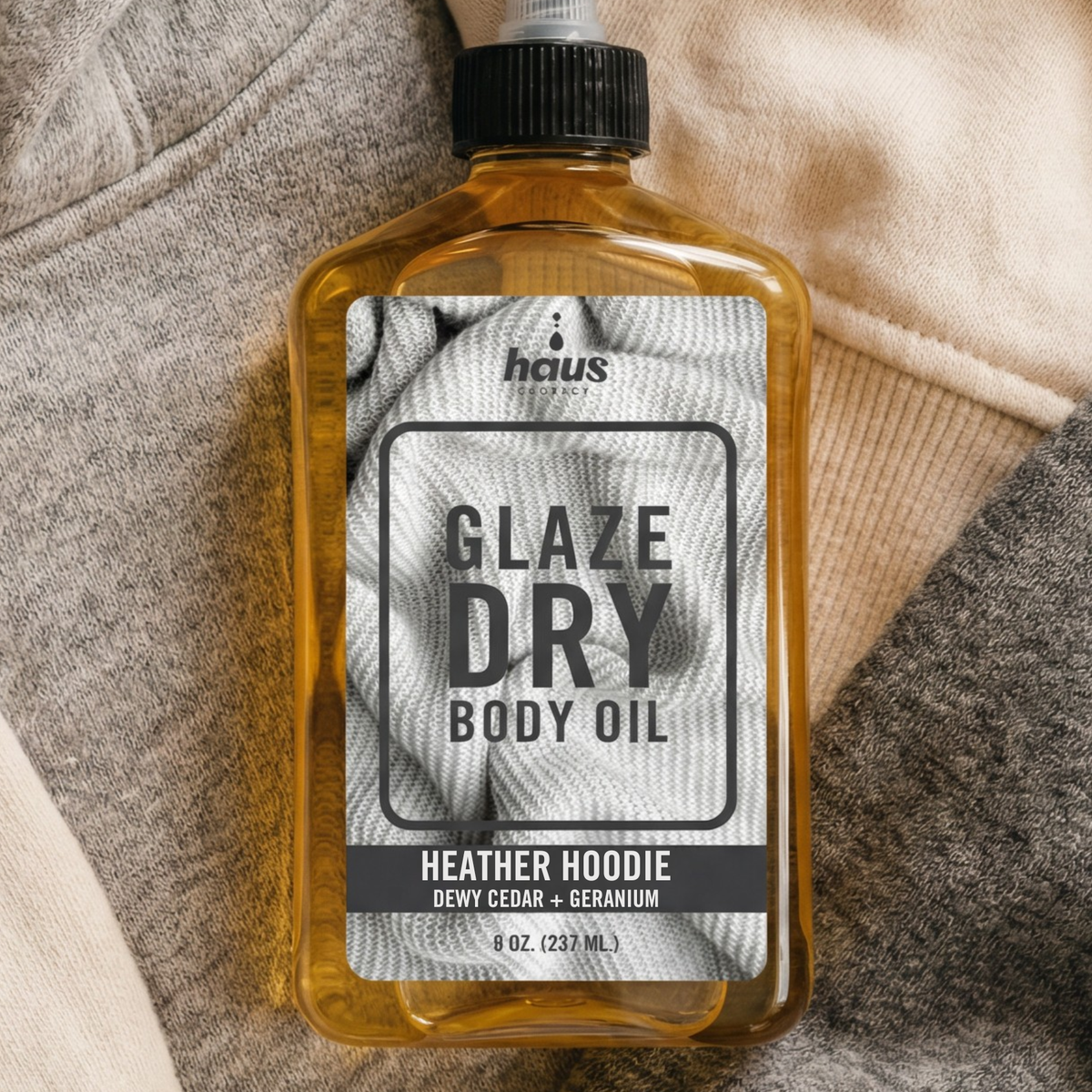 Heather Hoodie Glaze Dry Body Oil | Dewy Cedar + Geranium – Haus Urban