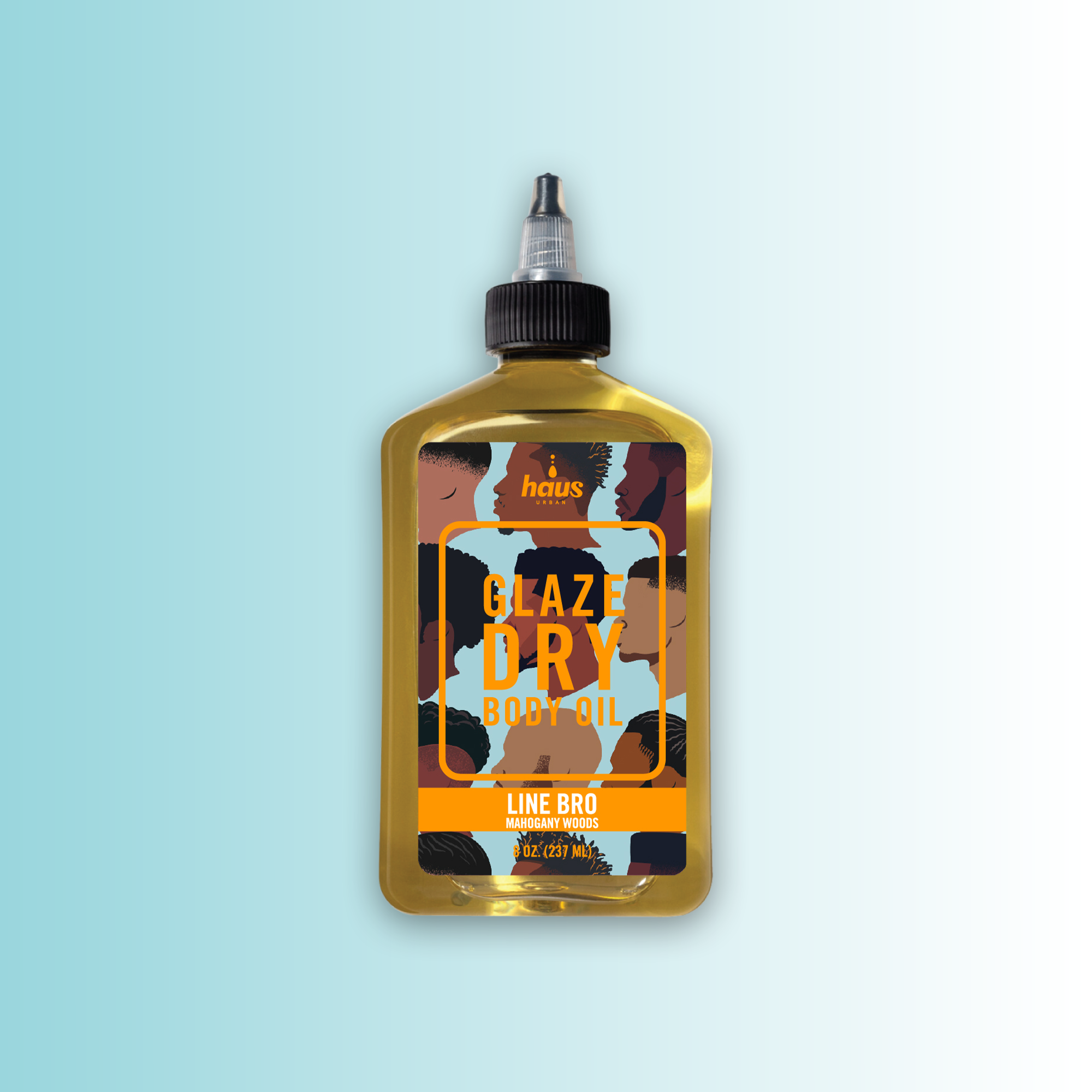 Line Bro Glaze Dry Body Oil (8 oz) | Mahogany Woods