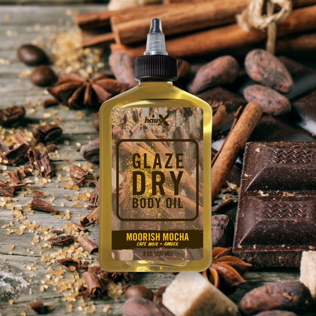 Moorish Mocha Glaze Dry Body Oil | Cafe Noir + Amber