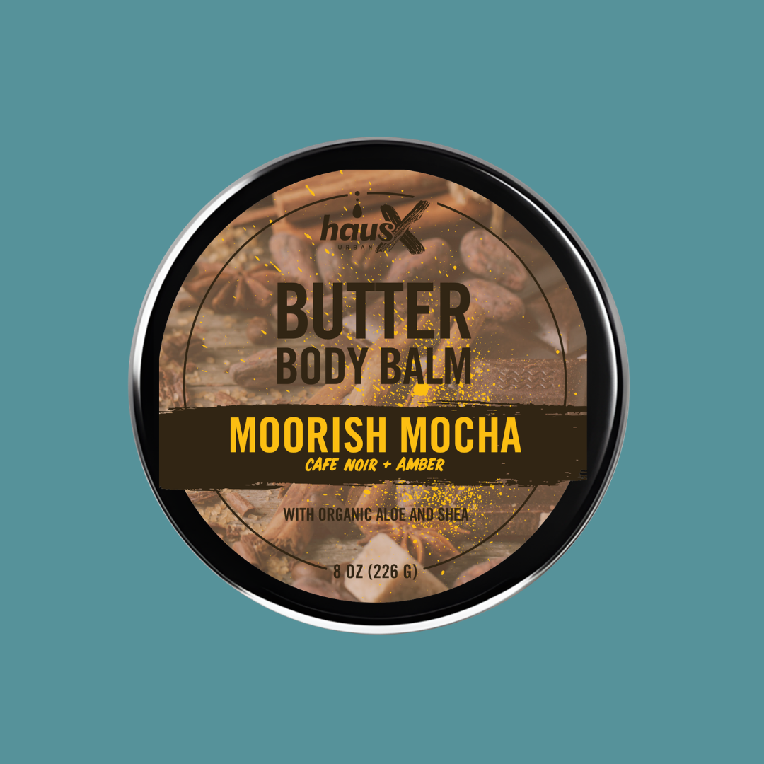 Moorish Mocha Butter Body Balm 8 oz | Cafe Noir + Amber