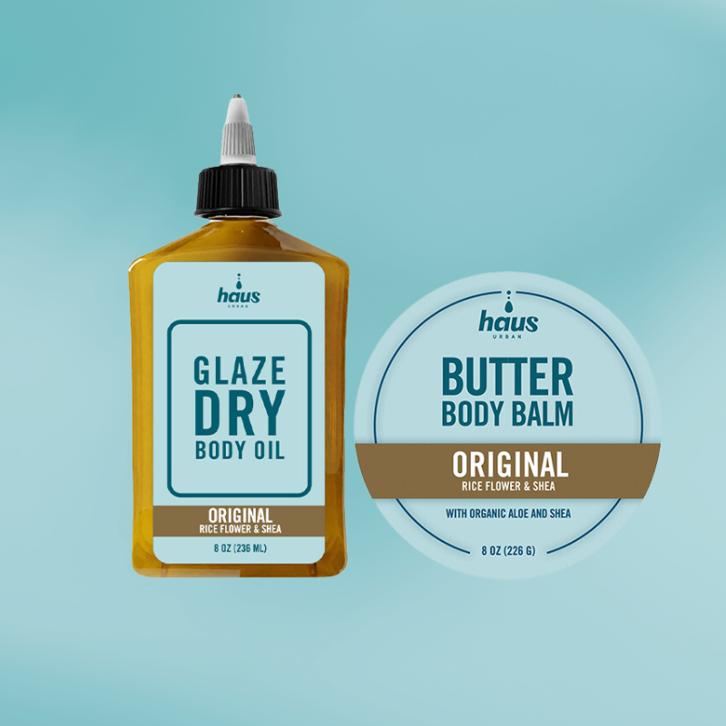 ORIGINAL BODY DUO | BUTTER BODY BALM + GLAZE DRY BODY OIL