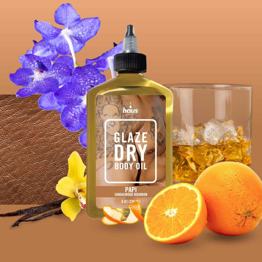 PAPI GLAZE DRY BODY OIL | SANDALWOOD BOURBON
