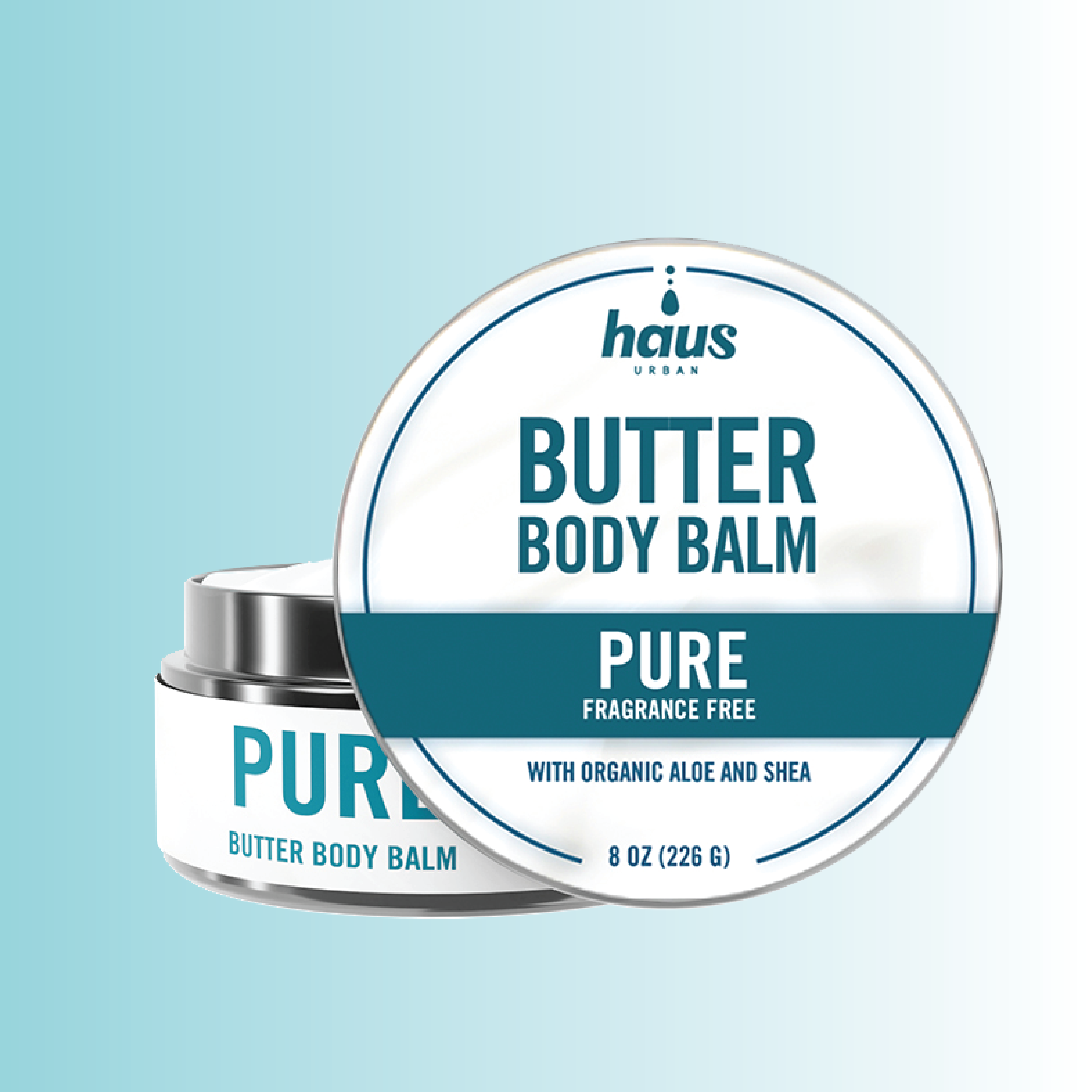 PURE BODY DUO | BUTTER BODY BALM + GLAZE DRY BODY OIL (FRAGRANCE FREE)