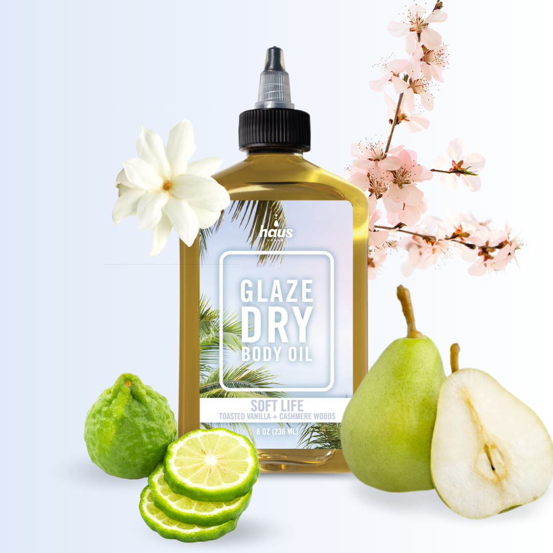 SOFT LIFE GLAZE DRY BODY OIL | TOASTED VANILLA + CASHMERE WOODS