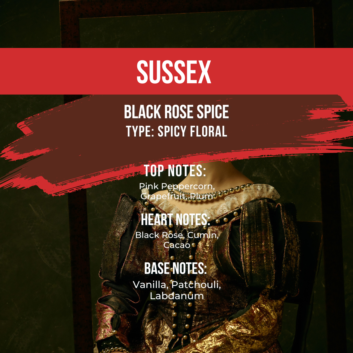 SUSSEX GLAZE DRY BODY OIL| BLACK ROSE SPICE