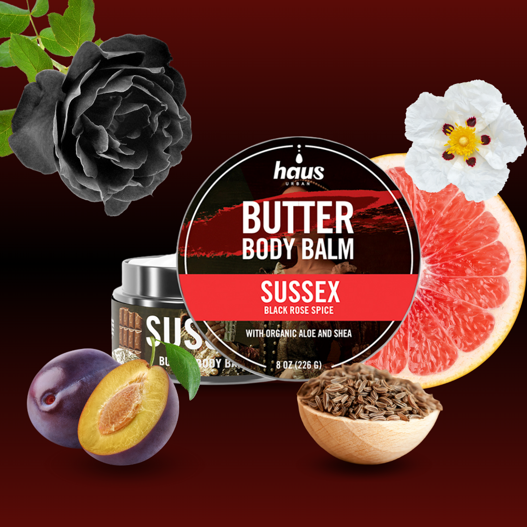 SUSSEX BODY DUO | BUTTER BODY BALM + GLAZE DRY BODY OIL