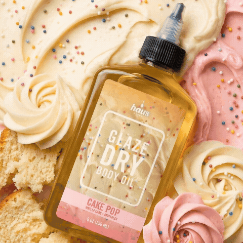 Cake Pop Glaze Dry Body Oil | Vanilla Cake + Sprinkles