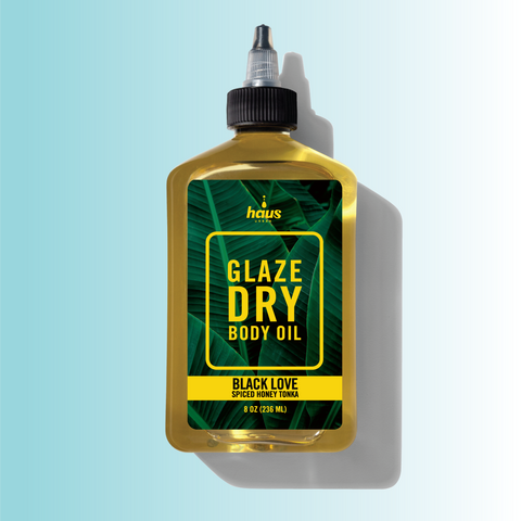 BLACK LOVE GLAZE DRY BODY OIL | Spiced Honey Tonka | 8 oz.