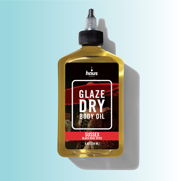 SUSSEX GLAZE DRY BODY OIL| BLACK ROSE SPICE