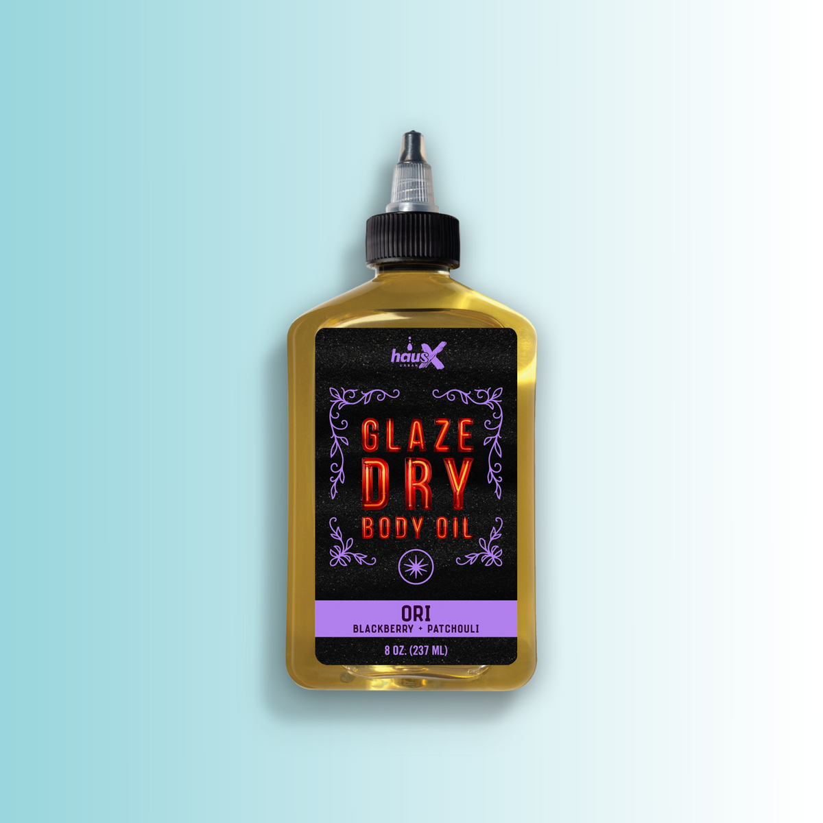Ori Glaze Dry Body Oil, 8 oz. | Blackberry + Patchouli
