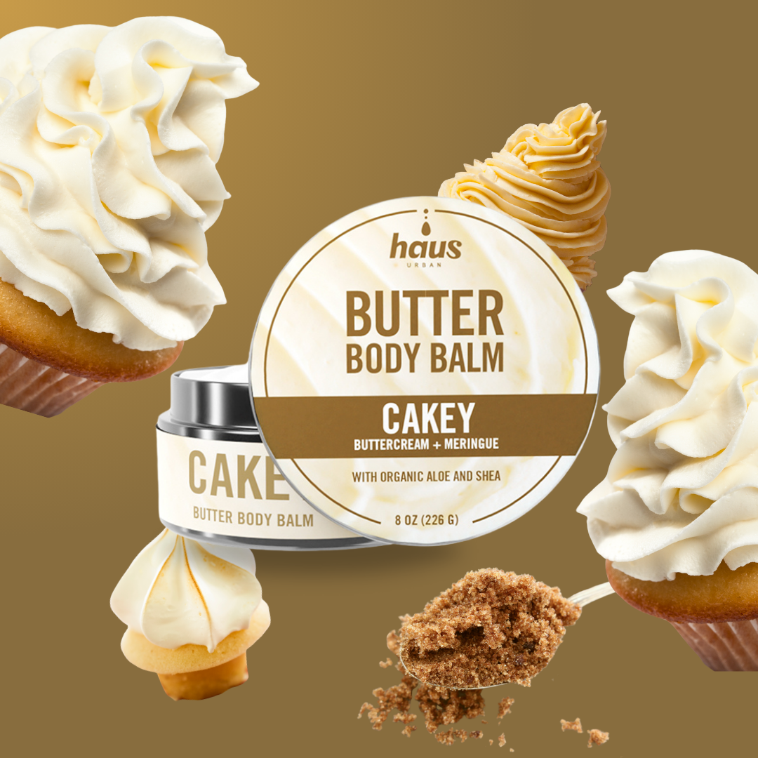 CAKEY BODY DUO | BUTTER BODY BALM + GLAZE DRY BODY OIL