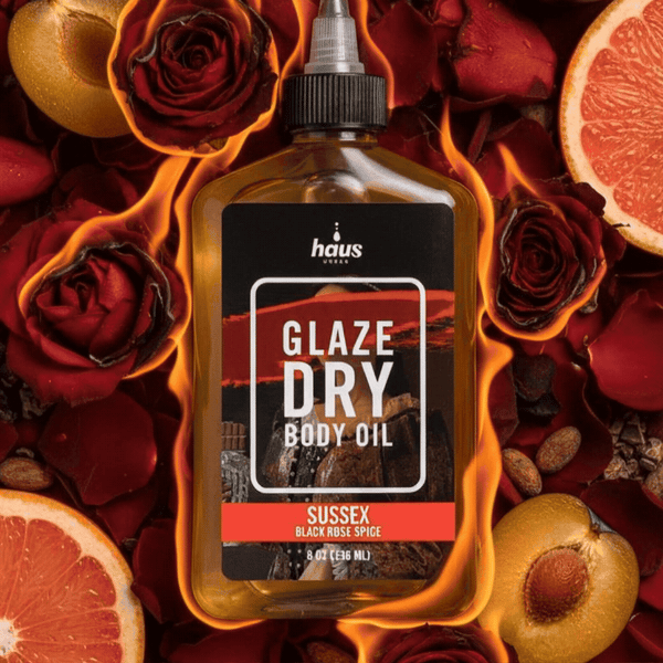 SUSSEX GLAZE DRY BODY OIL| BLACK ROSE SPICE – Haus Urban