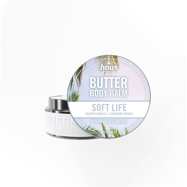SOFT LIFE BUTTER BODY BALM | TOASTED VANILLA + CASHMERE WOODS |